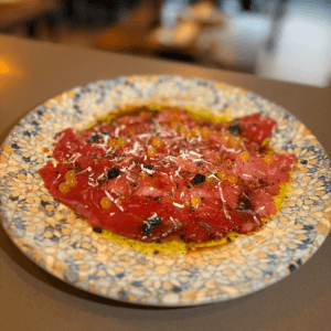 Fuera de carta: Carpaccio de atún rojo de almadraba